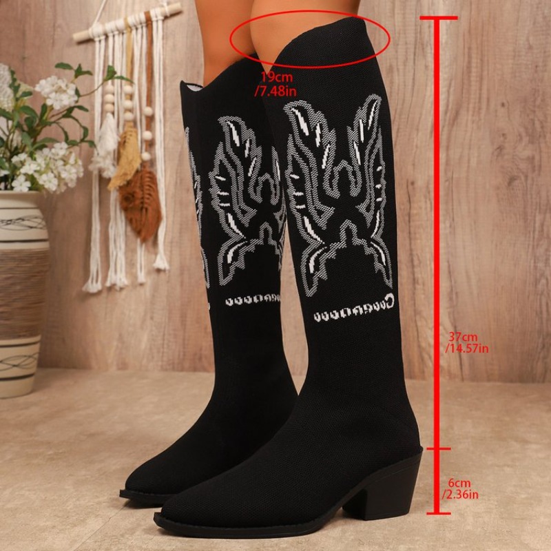 Embroidery Canvas - 2026 New Retro Embroidery Low Heels