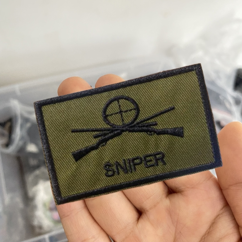 Embroidery Viewer - Sniper Israeli Military Backpack Tactical Patch