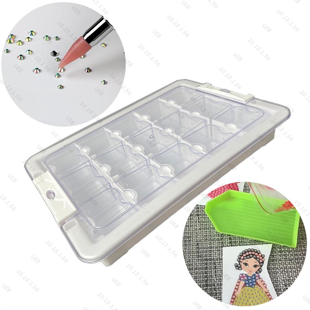 Embroidery Art - 9/15/21/24/26/39 Grids Clear Diamond Painting Accessories