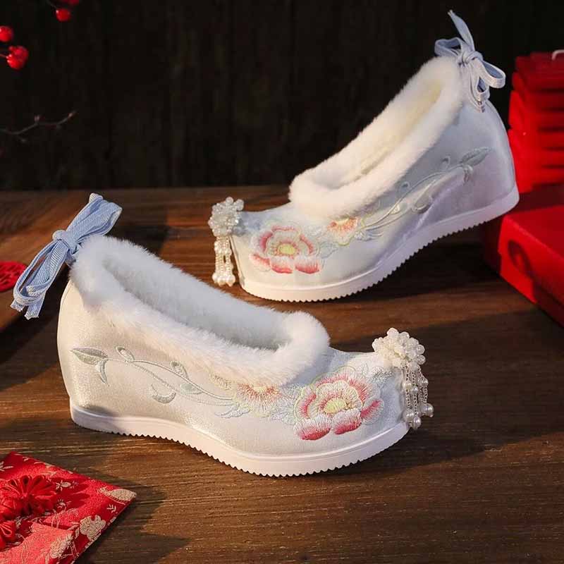 Embroidery Fabric - Women`s Plus Size 41# Hanfu Embroidered