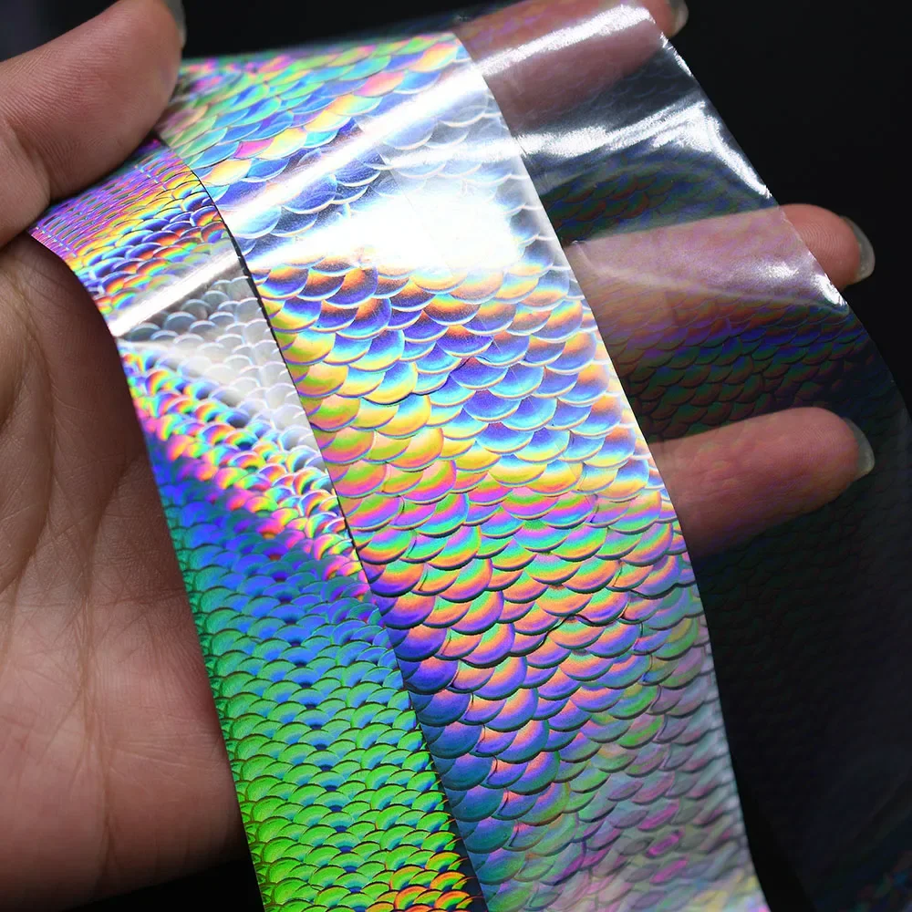 Transfer Paper Carbon - 4X50CM Holographic Fish Scale Transfer Foil
