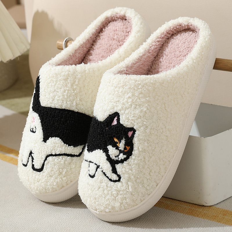Embroidery Fabric - Winter Plush Cute Dachshund Embroidery Home