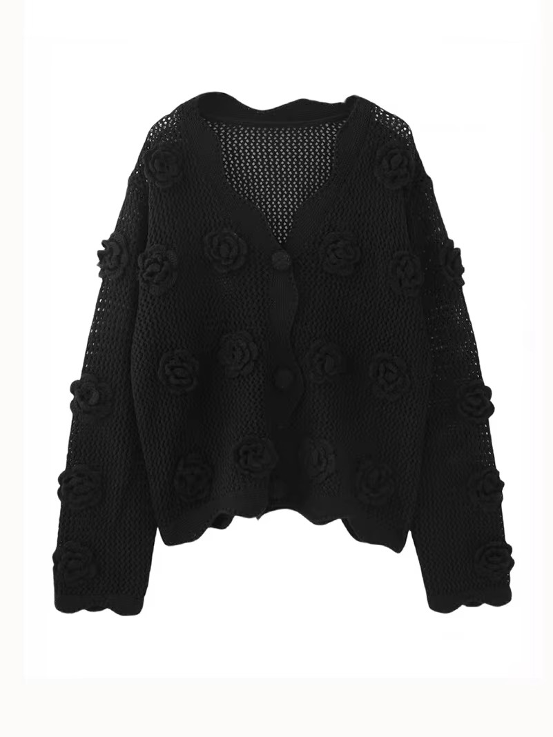 3D White Rose Flowers Hollow O - Embroidery Rose review and price