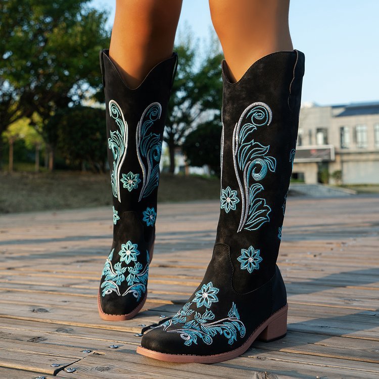 Retro Women Boot Fashion Women - Embroidery Youtube review and price