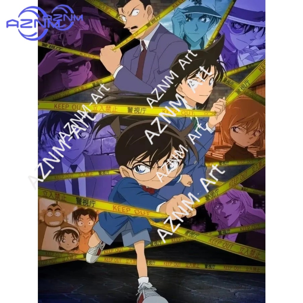1pc Detective Conan Diamond Pa - Embroidery Canvas review and price