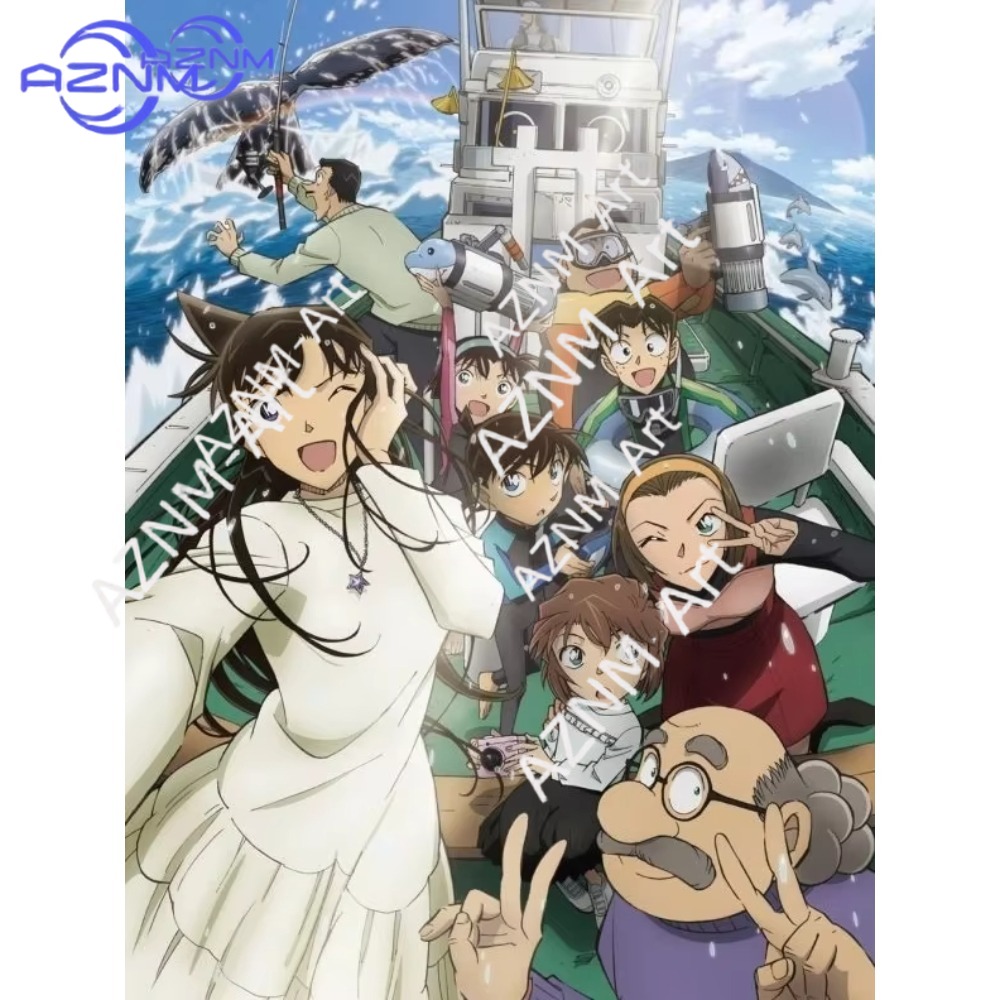 1pc Detective Conan Diamond Pa - Embroidery Canvas review and price