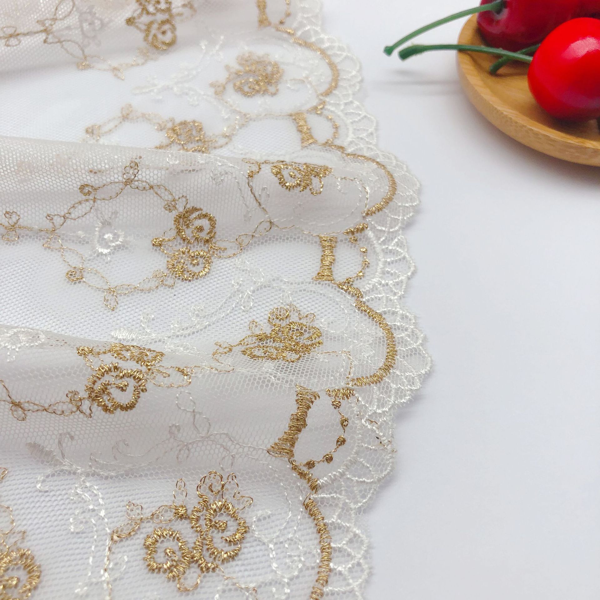 16.2CM Width Mesh Embroidery G - Embroidery Rose review and price