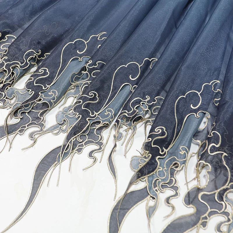 Chinese Style Embroidery Lotus - Embroidery Fabric review and price