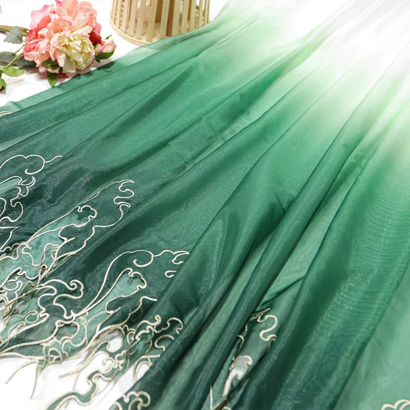 Chinese Style Embroidery Lotus - Embroidery Fabric review and price