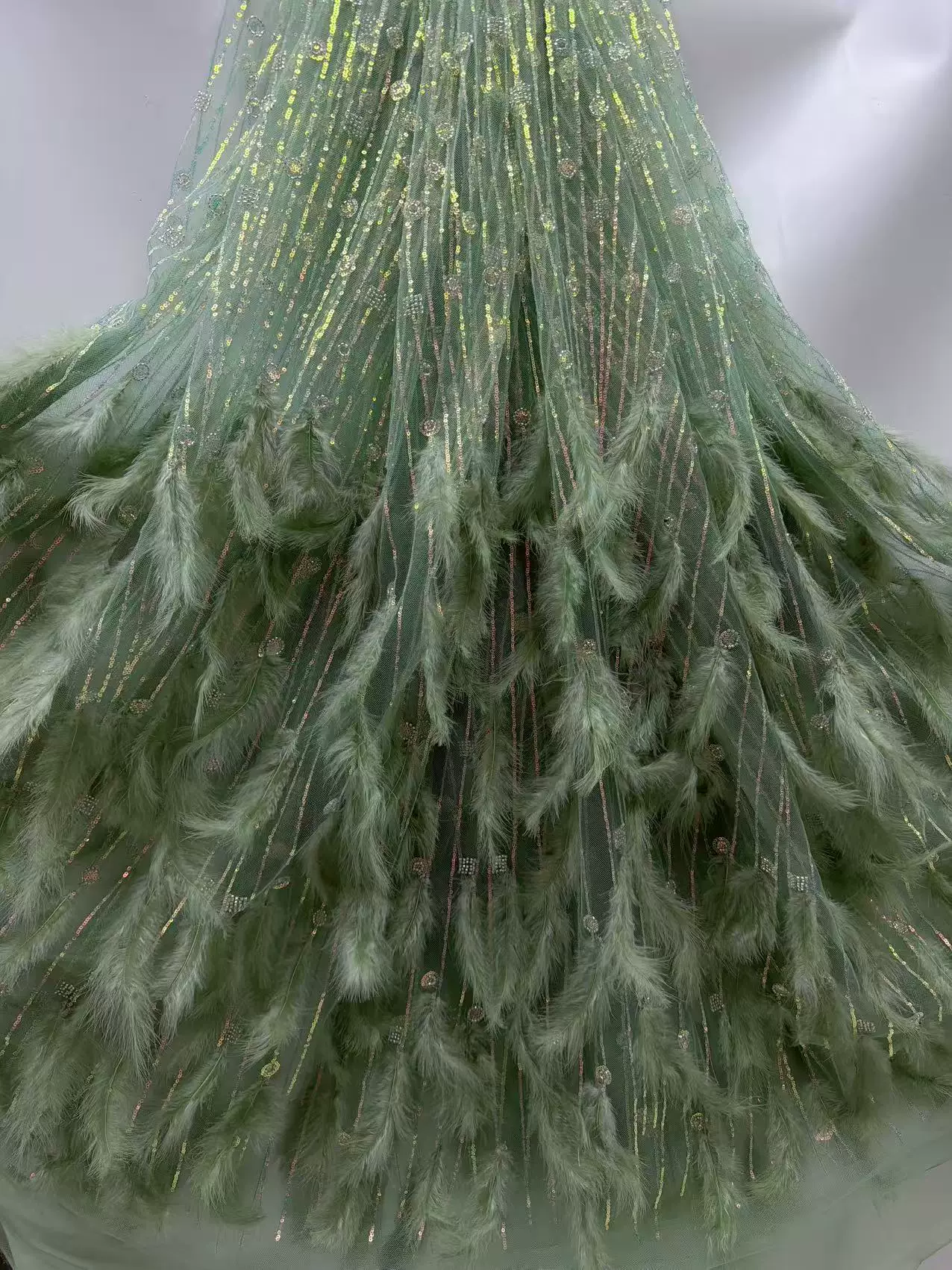 5yard Feather bead tube sequin - Embroidery Youtube review and price