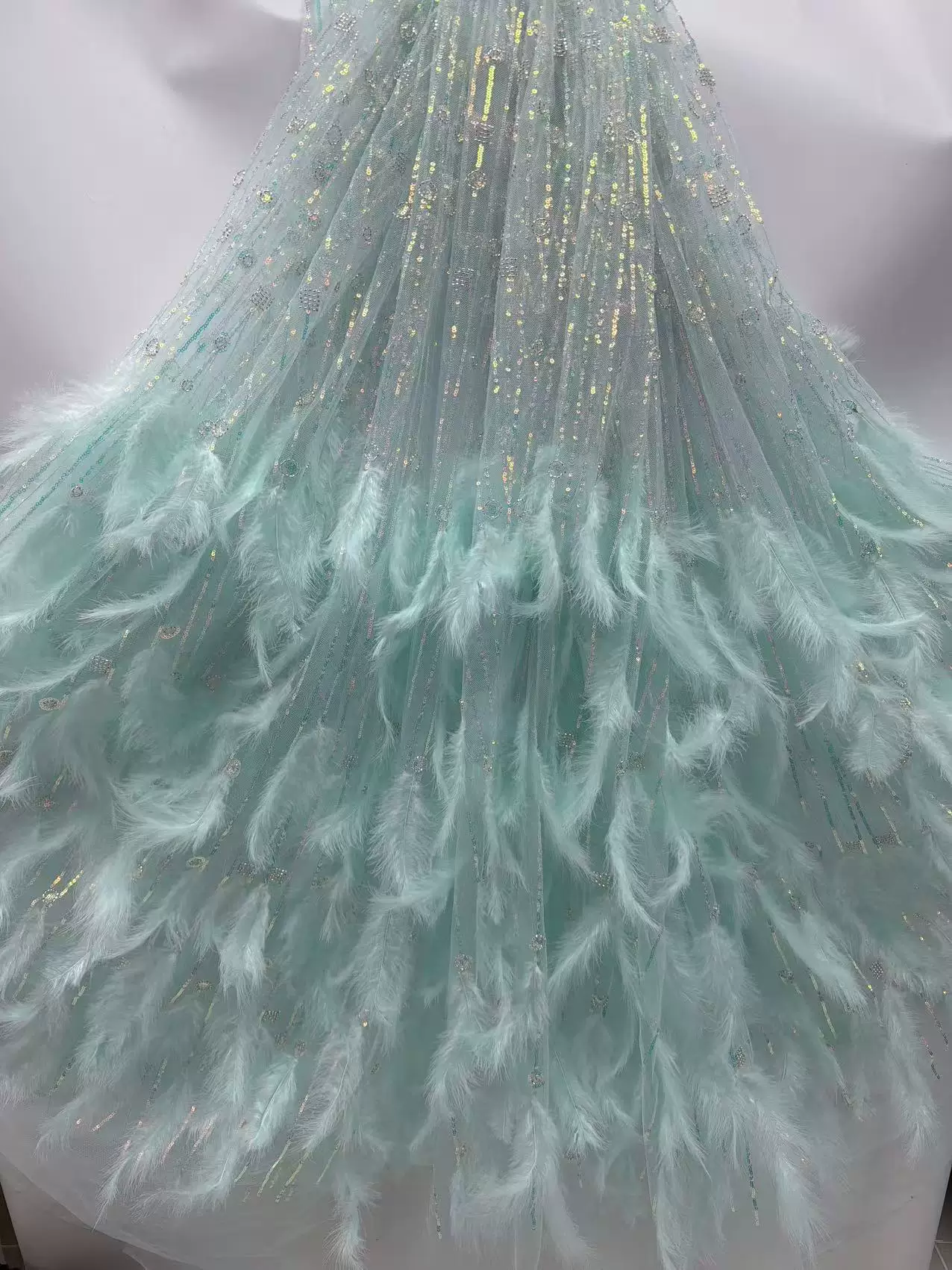5yard Feather bead tube sequin - Embroidery Youtube review and price