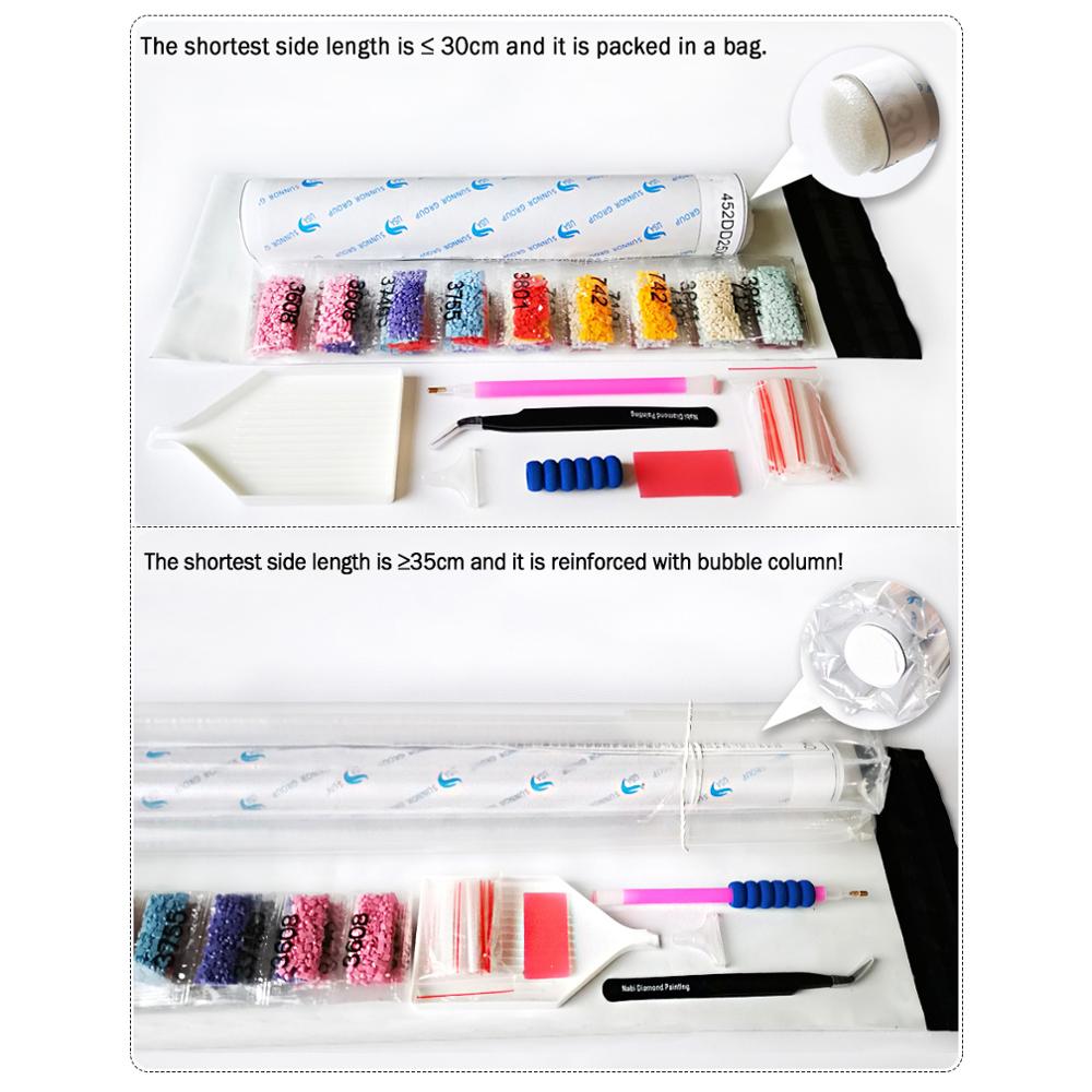 1PC frameless  Full Square Rou - Embroidery Art review and price