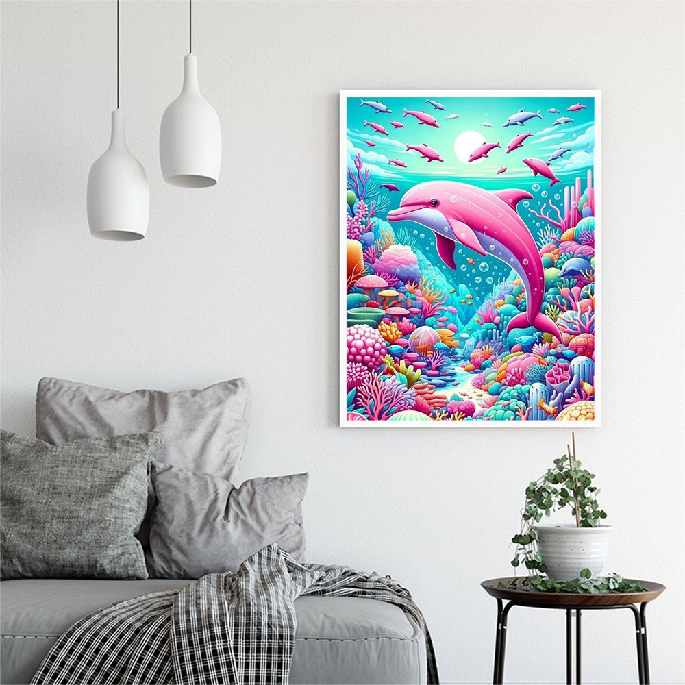 Momoart Diamond Mosaic Dolphin - Embroidery Gift review and price