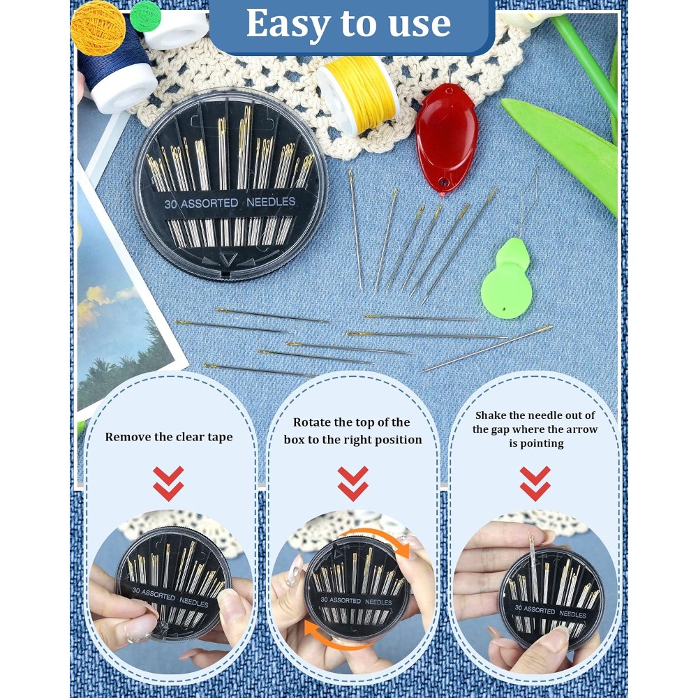 30-Count Steel Hand Sewing Nee - Embroidery Art review and price
