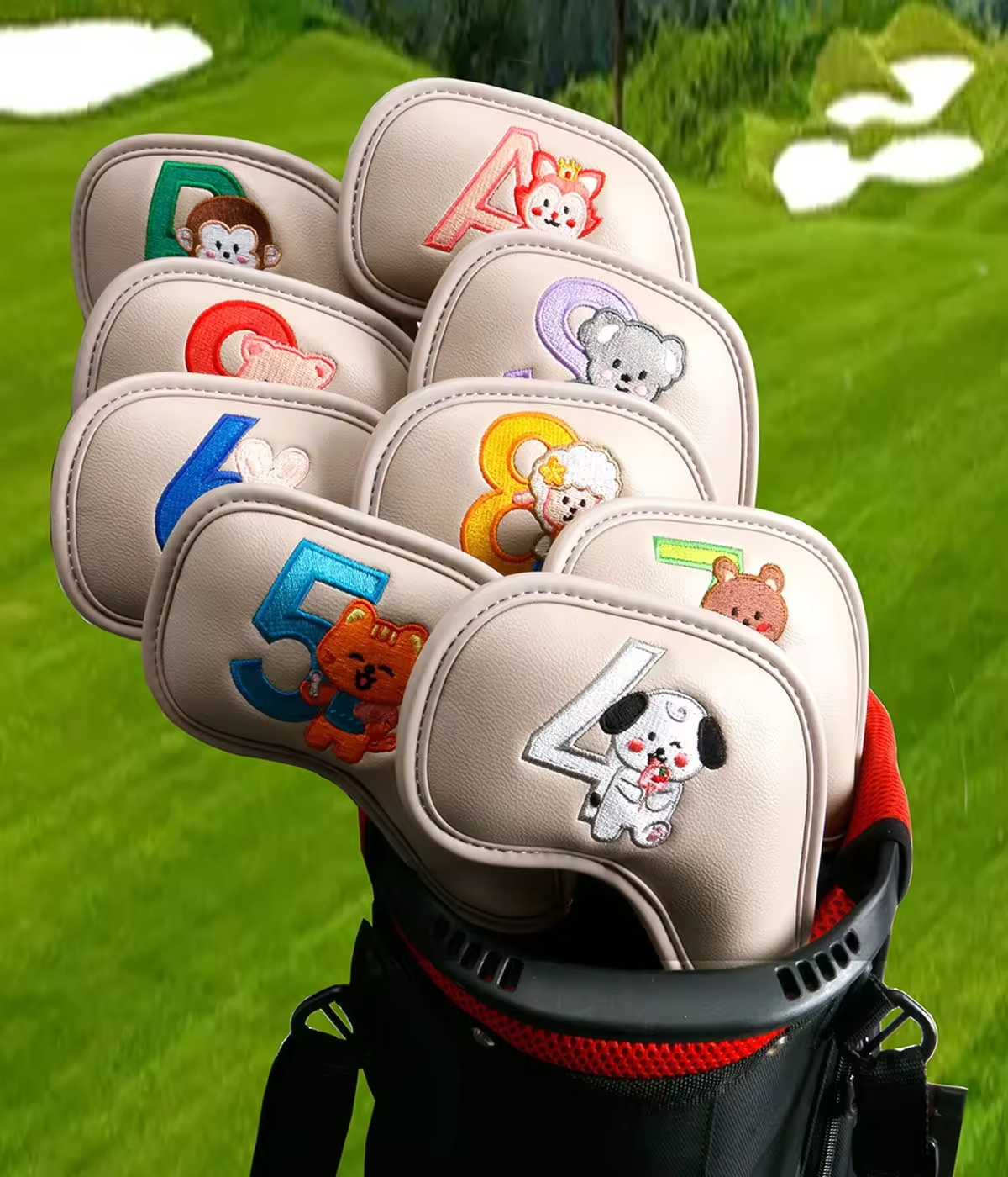 9Pcs Cute Cartoon Animal Golf  - Embroidery Gift review and price