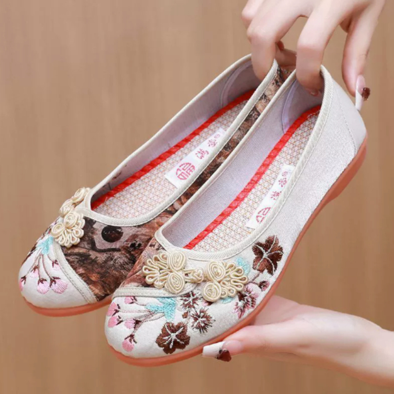 Retro Chinese Style Women Canv - Embroidery Canvas review and price