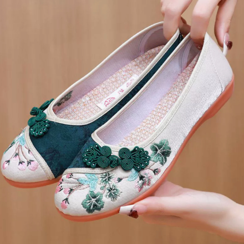 Retro Chinese Style Women Canv - Embroidery Canvas review and price