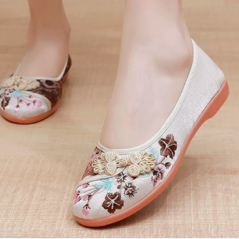 Retro Chinese Style Women Canv - Embroidery Canvas review and price