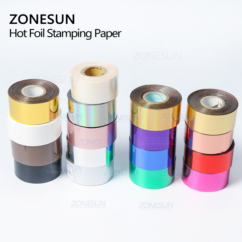 ZONESUN 3/4/5cm Gold Silver Bl - Transfer Paper Carbon review and price