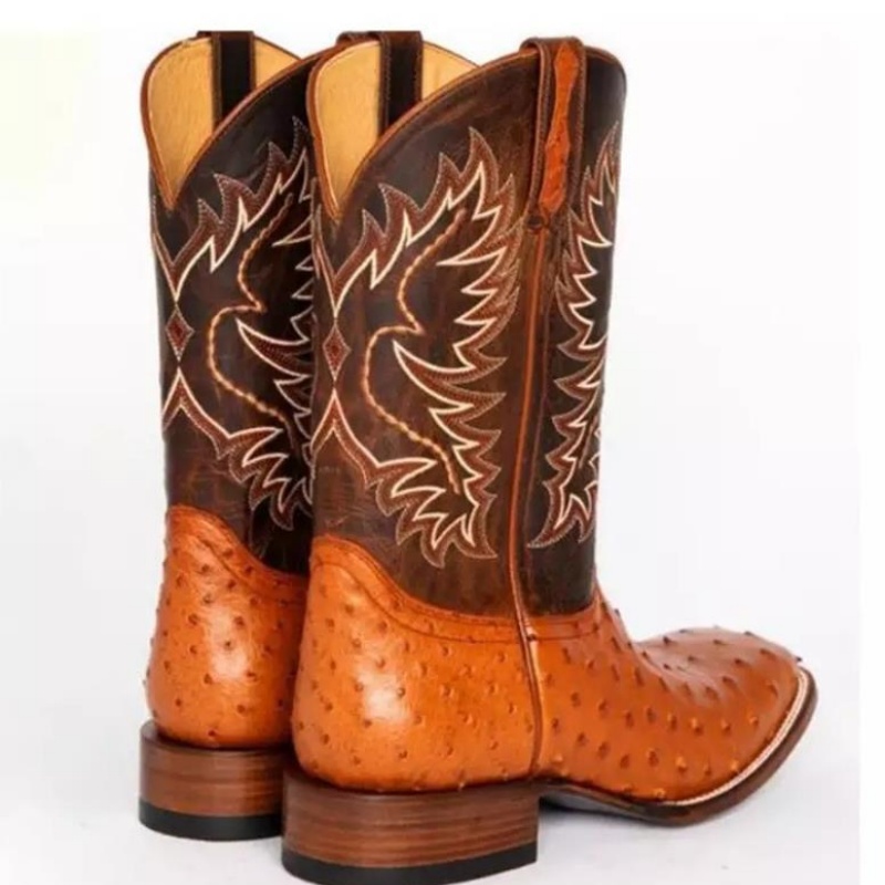 Men High Boots Embroidery Retr - Embroidery Fabric review and price