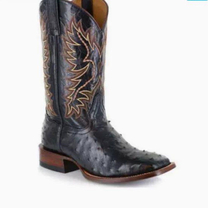 Men High Boots Embroidery Retr - Embroidery Fabric review and price