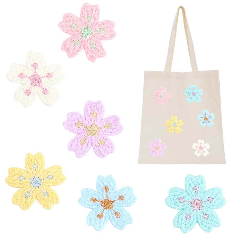 20pcs/lot Colorful 2.4cm Embro - Embroidery Flower review and price