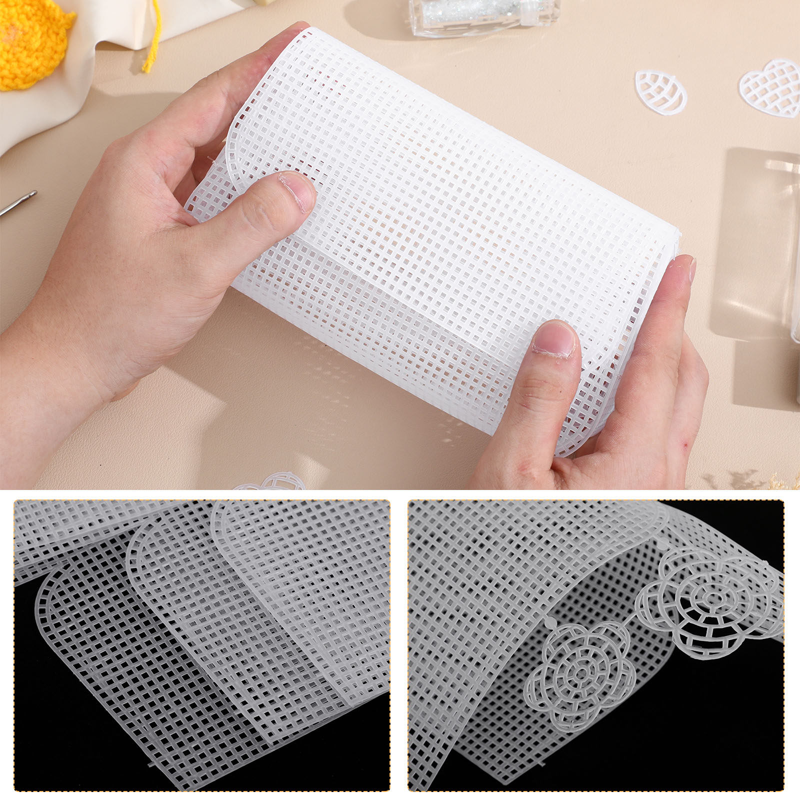 6Pcs Premium Plastic Mesh Canv - Embroidery Canvas review and price