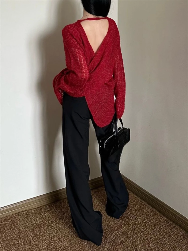 Y2K See-Through Knitted Women' - Embroidery Origin review and price
