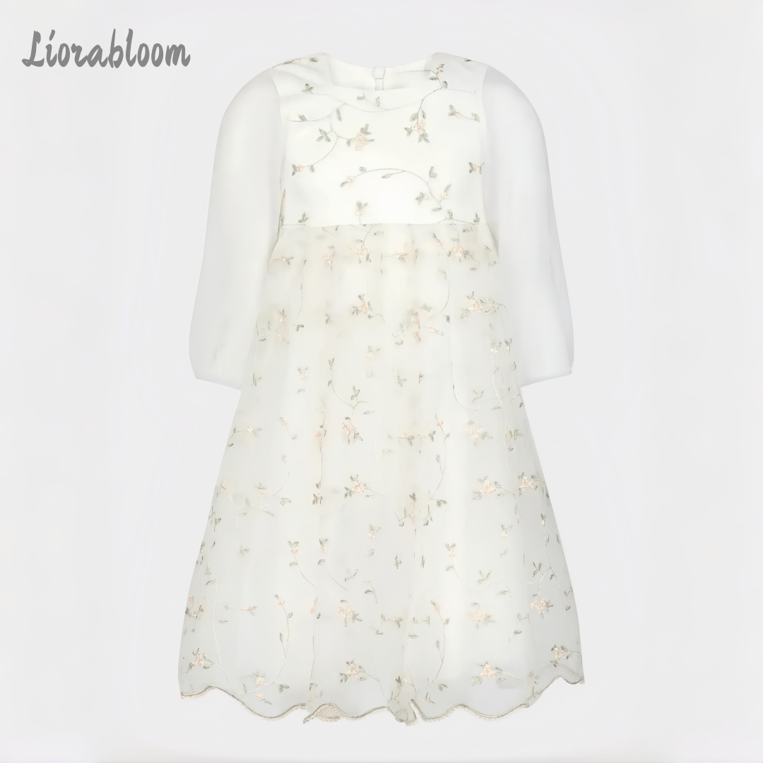Customized Flower Girl Dress P - Embroidery Flower review and price