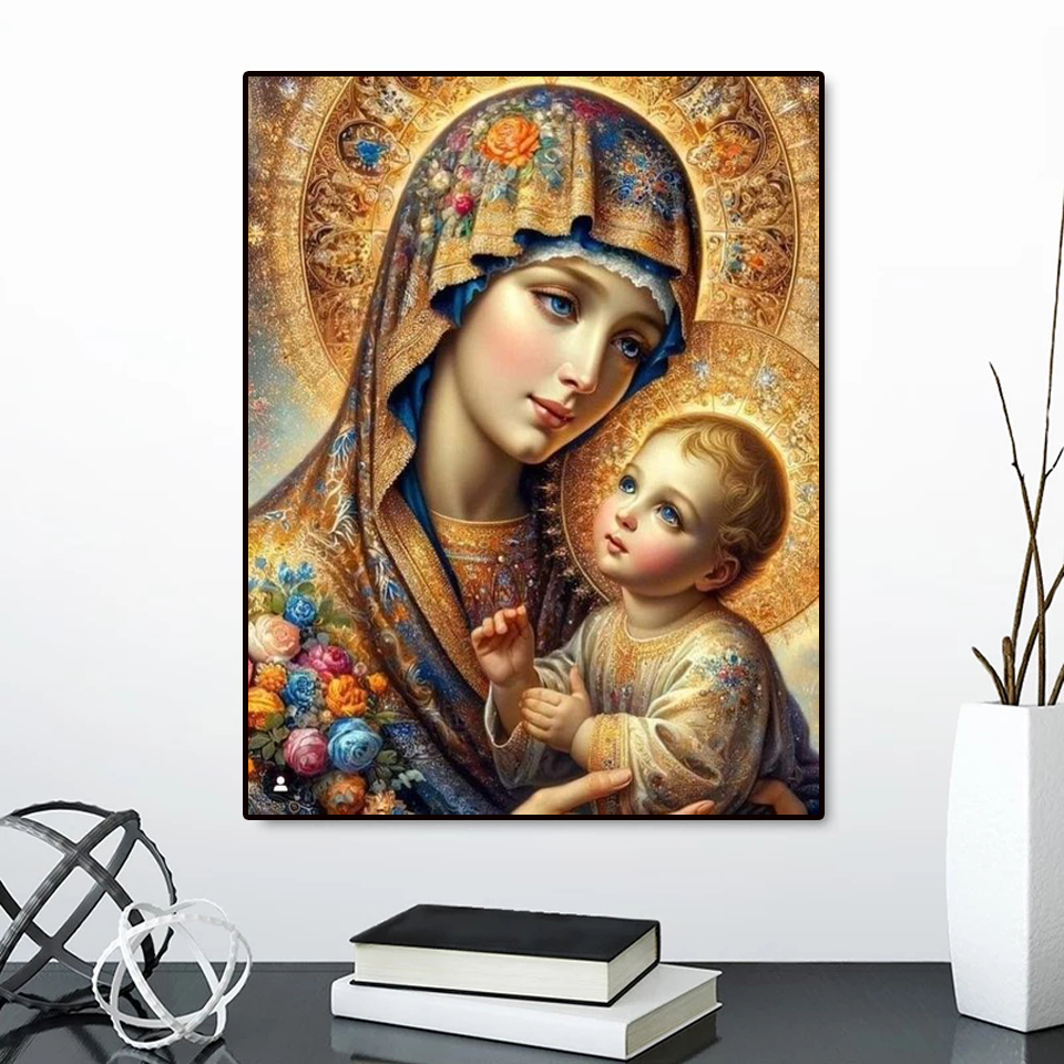 Frameless,Diamond Painting Vir - Embroidery Rose review and price