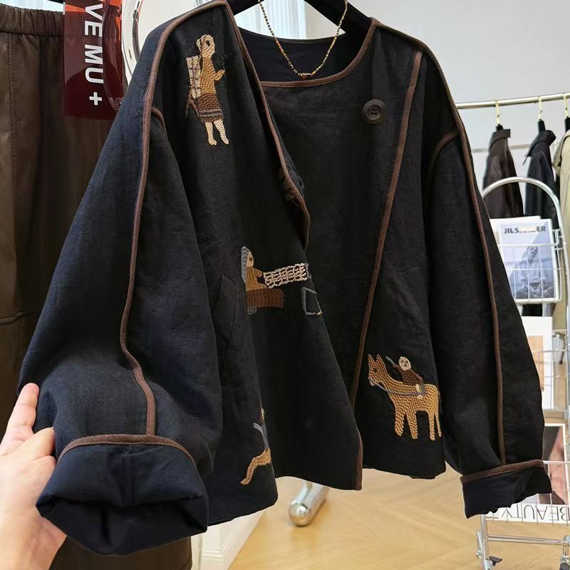 Heavy Embroidery Round Neck Sh - Embroidery Origin review and price