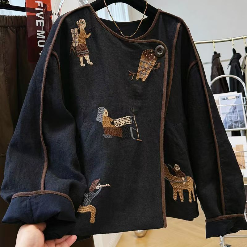 Heavy Embroidery Round Neck Sh - Embroidery Origin review and price