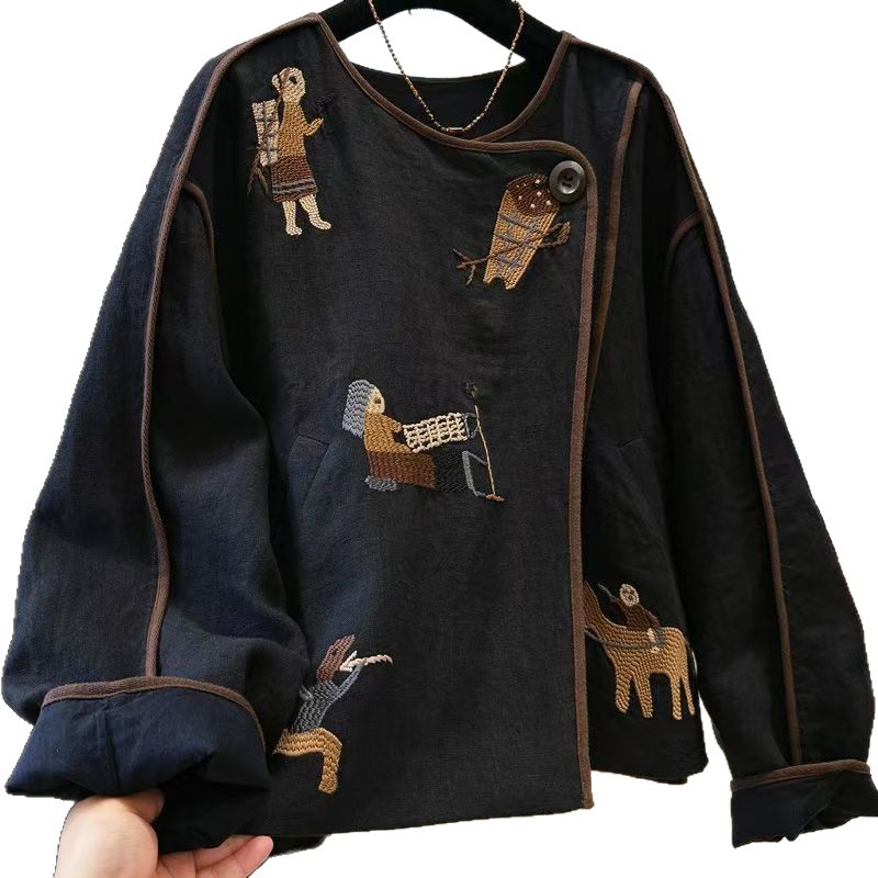 Heavy Embroidery Round Neck Sh - Embroidery Origin review and price